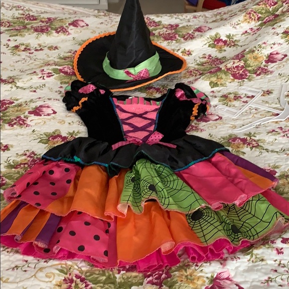 Other - Witch costume for girls M 8-10. Hat+dress included